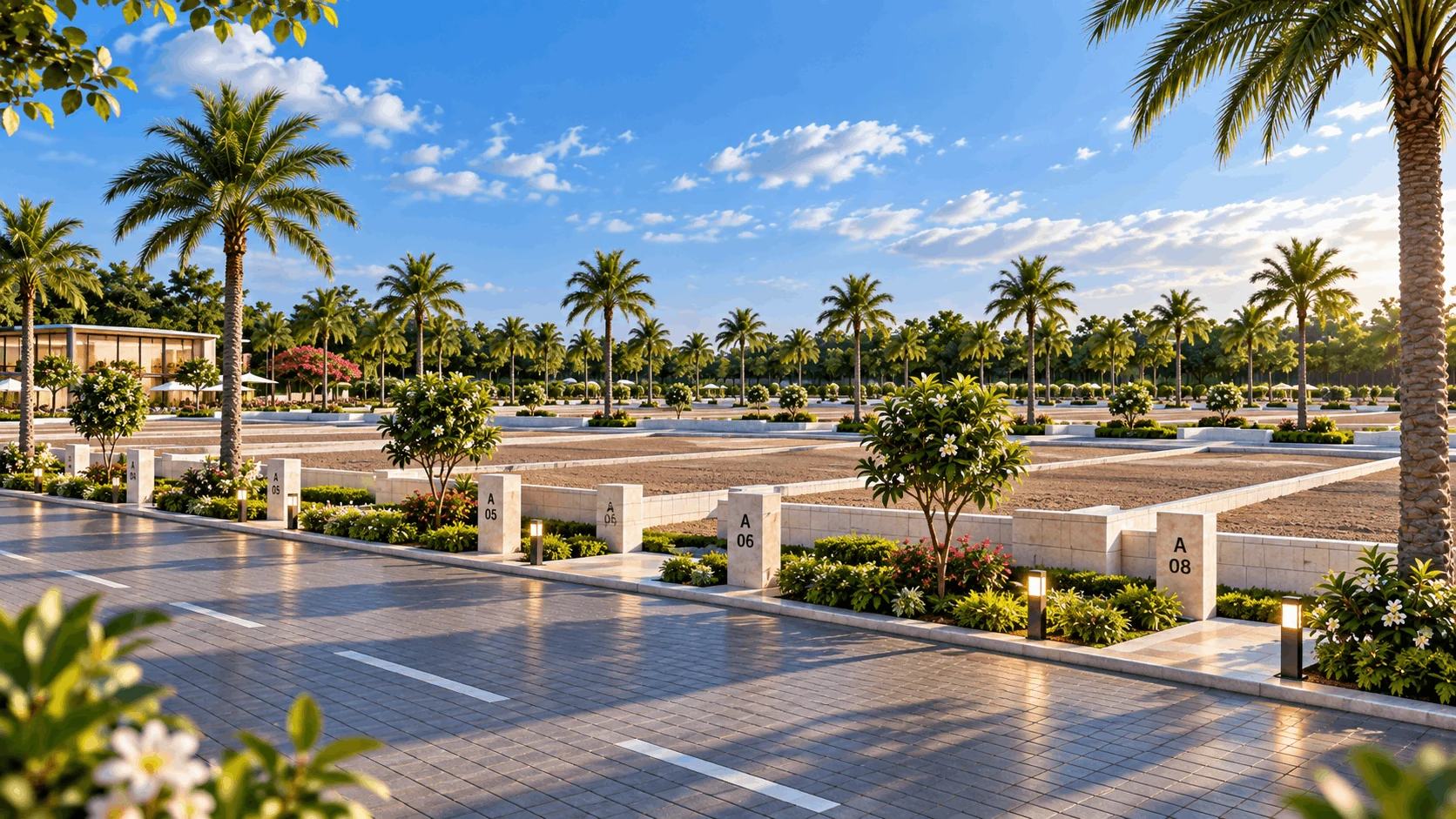 Premium landscaped residential plots in Sohna with wide internal roads and low-density planning